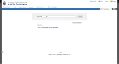 Desktop Screenshot of innopac.wits.ac.za