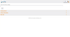 Desktop Screenshot of m.innopac.wits.ac.za